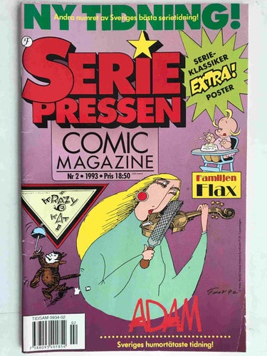 Seriepressen - 1993:2 VG med poster