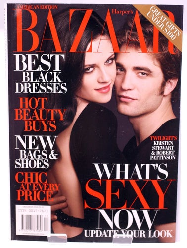 Harper's Bazaar (US edition) December 2009-Robert Pattinson-Kristen Stewart-NEW