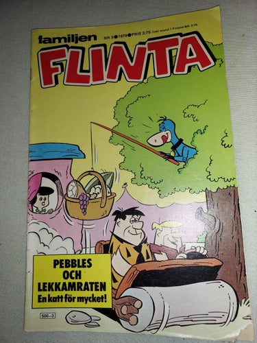 serier 1979 familjen FLINTA 17x26 cm !