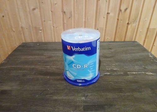 Verbatim CD-R 100-pack – 700MB / 80min – Unopened spindle