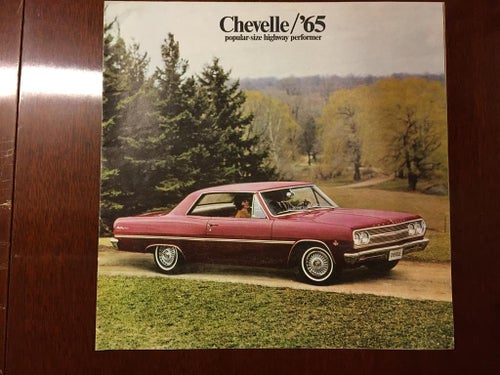 Försäljningsbroschyr Chevrolet 1965