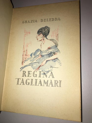 Regina Tagliamari omslag medbundet vackert halvfranskt band
