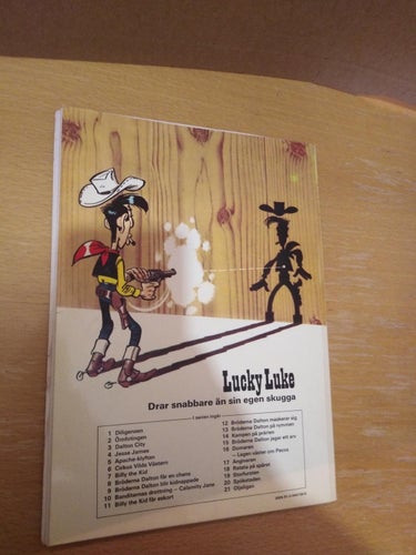 Lucky Lukes äventyr 21 Oljeligan 1975 första upplagan