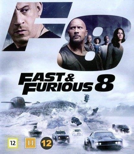Fast & Furious 8(Blu-ray) inplastad