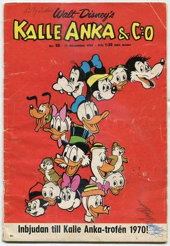 Kalle Anka & Co 1969 nr 50 Kalle Anka jul på landet