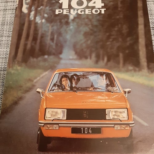 Peugeot 104 1979 - försäljningsbroschyr