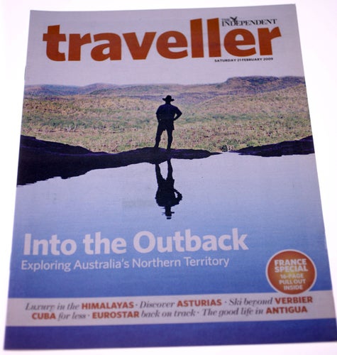 Traveller-The Independent magazine-English issue 21st February 2009-Weight 100g