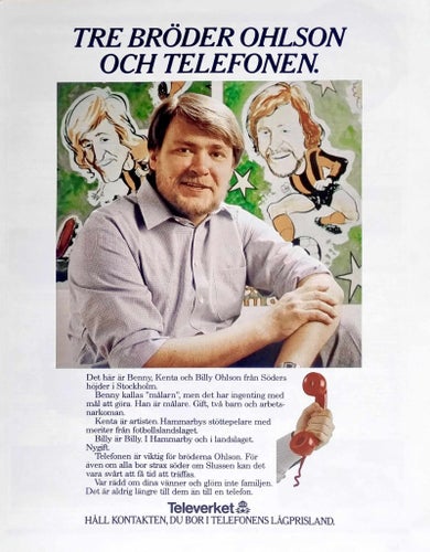 TELEVERKET, TIDNINGSANNONS 1982