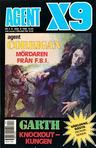 Agent X9 Serietidning 1990 nr 4 (Oläst arkivex)