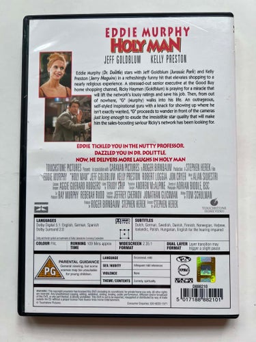 Holy man (1998) Eddie Murphy DVD