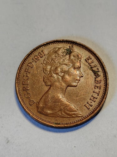 Brittisk 2 New Pence 1981