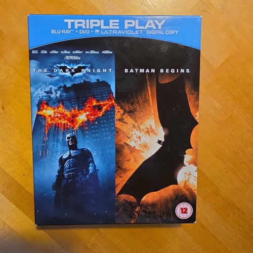 The Dark Knight & Batman Begins - Triple Play Blu-ray + DVD