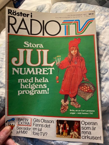 Röster i Radio/TV tidning 52, 1981 julnummer