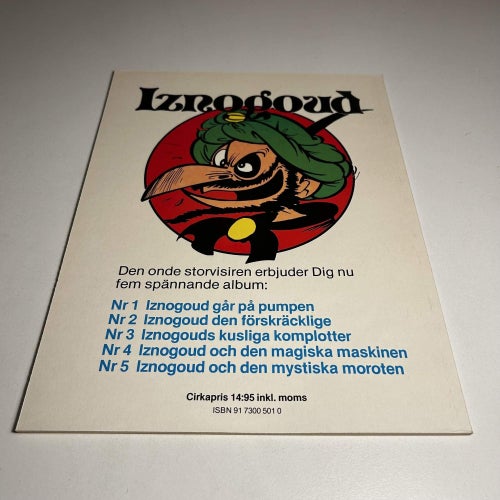 Iznogoud #5, 1a upplaga, oläst toppex! NM