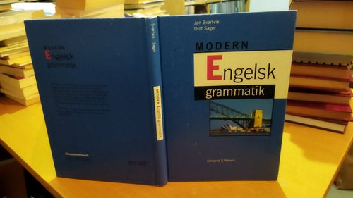 Modern Engelsk Grammatik av Jan Svartvik och Olof Sager, bok, very fine plus