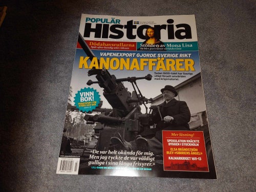 Populär historia 3/2013 (Stölden av Mona Lisa, Dödahavsrullarna, Kanonaffärer mm