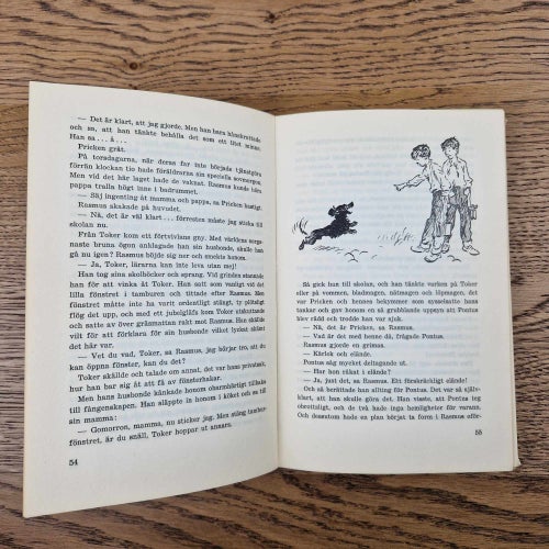 Astrid Lindgren Rasmus Pontus och Toker 1957 Hardcover