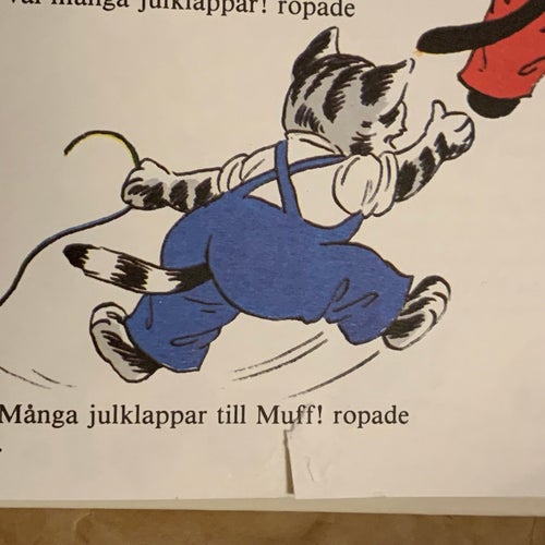 BARNBOKEN: PELLE SVANSLÖS OCH JULKLAPPSTJUVARNA Bonniers Juniorförlag AB 1981