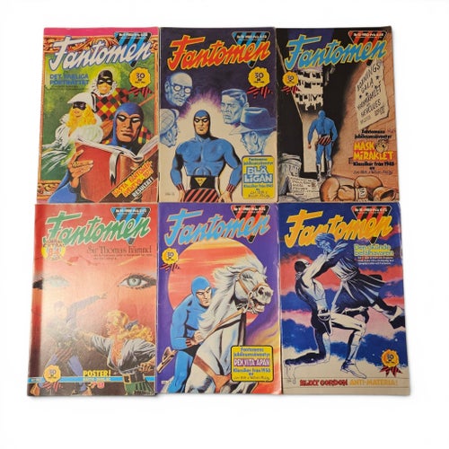 Fantomen Serietidningar - 12 st 1980-1981