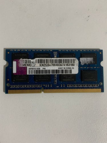 2 GB Kingston (1x2GB) DDR3 SODIMM PC3-10600S 1333 MHz CL9 RAM ACR256X64D3S1333C9
