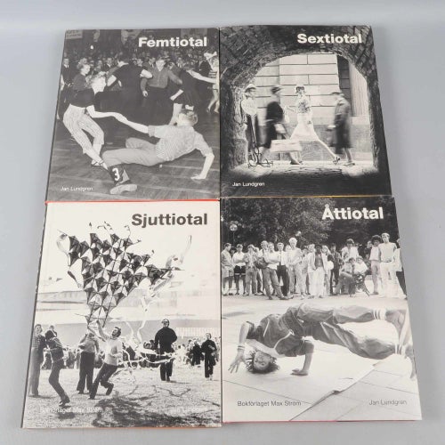 Bokpaket Jan Lundgren "Femtiotal" m.fl.