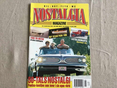NOSTALGIA NR 1 1996 PONTIAC -49,ÅNGTÅG ÅNGLOK I INDIEN,HD SUPER X,BÅT M/Y SEXAN
