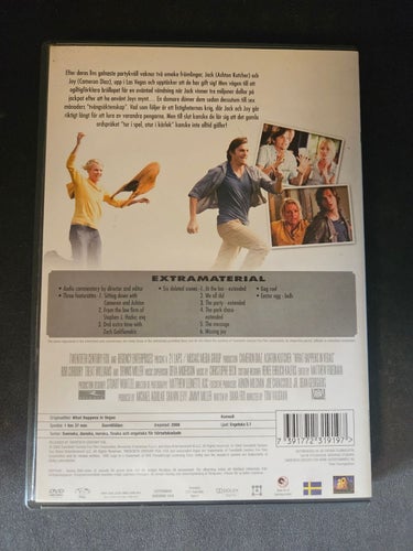 What Happens In Vegas - Cameron Diaz, Ahston Kutcher - DVD (Svensk Tal)