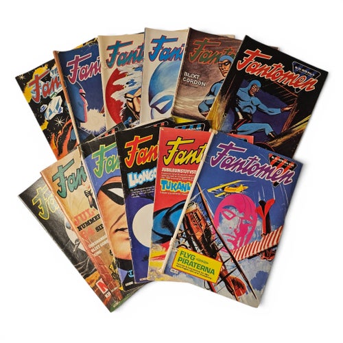 Fantomen Serietidningar - 12 st 1978-1979