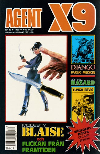 Agent X9 Serietidning 1989 nr 13 (Oläst arkivex) Modesty Blaise