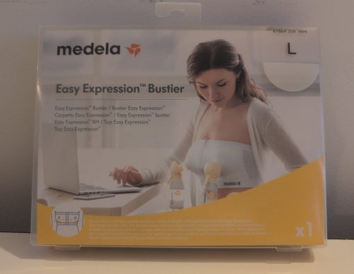 Medela Hands-Free Pumpnings-BH vit Large, NY!