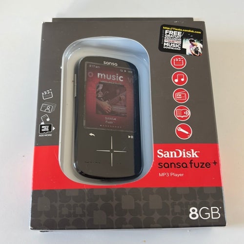 SanDisk Sansa Fuze+ MP3-spelare
