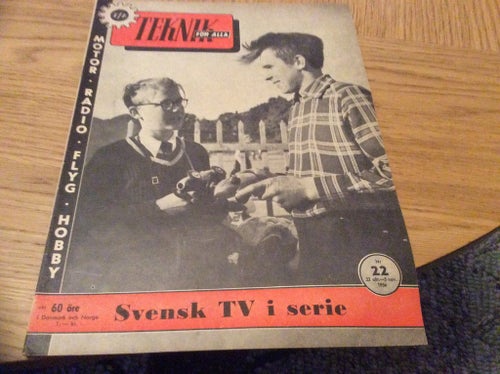 Teknik för alla Nr 22 1954 rymduniform,tv serie,Boris Artzybasheff,