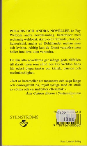 Fay Weldon / Polaris Och Andra Noveller / Pocket / Nära nyskick