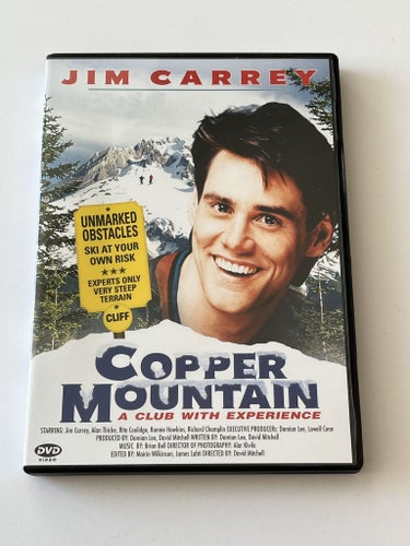 Copper mountain (Jim Carrey, 1983, fint skick). Beg. DVD