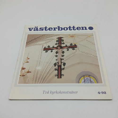 Västerbotten 1992 - 4 - Två kyrkokonstnärer