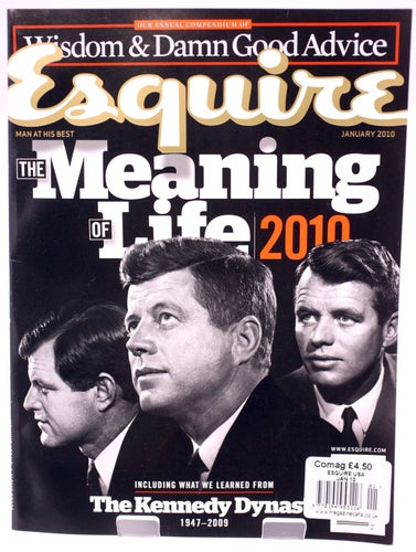 Esquire magazine-The Meaning of Life issue-The Kennedy Dynasty cover-Vol 153-NEW