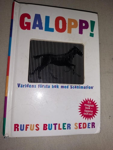 bok GALOPP bilderbok 13x18,5 cm !