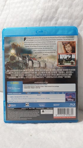 The Lone ranger Blu-Ray (Norsk utgåva / Svensk text)