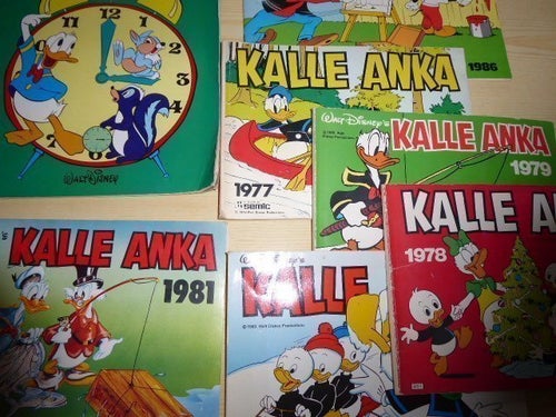 Walt Disney Kalle Anka Musse Pigg Lär Dig Klockan