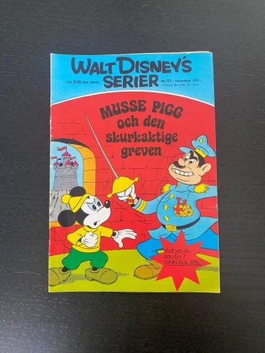 Walt Disney's serier: Musse Pigg och den skurkaktige greven, 1973