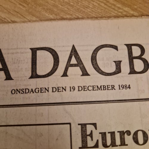 Svenska Dagbladet 19 december 1984