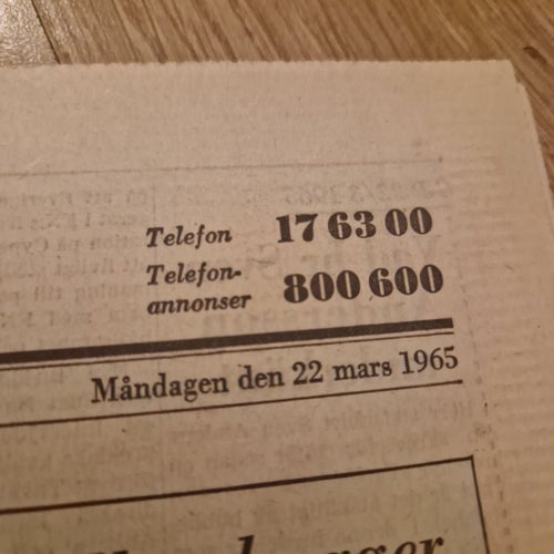 Göteborgs-Posten från måndagen den 22 mars 1965