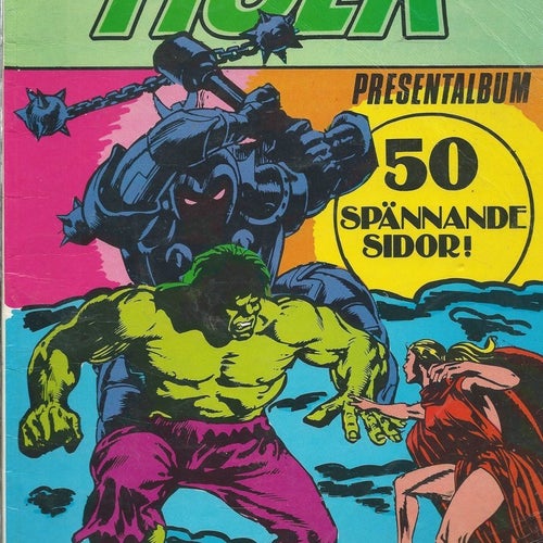 DEN OTROLIGE HULK - PRESENT ALBUM ( ALBUM )
