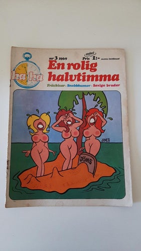 EN ROLIG HALVTIMMA NR 3 1969 I BRA SKICK SE BILDER