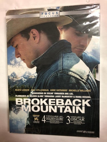 DVD Brokeback Mountain INPLASTAD