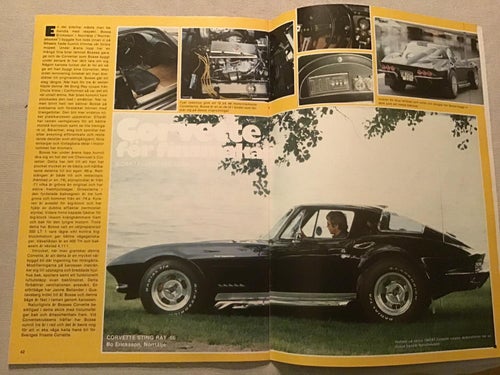 WHEELS OKT 1979 PETER GÖKBOET ARBOGA,GJUTJÄRN CHOPPER,CORVETTE NORRTÄLJE