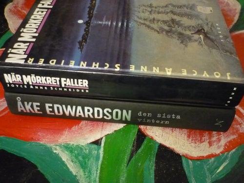 BOK, 2 STYCKEN BÖCKER, ÅKE EDWARDSON: DEN SISTA VINTERN, JOYCE ANNE SCHNEIDER: N