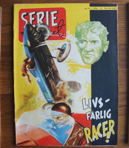 SERIEMAGASINET 1954 NR 17 med Flygbild