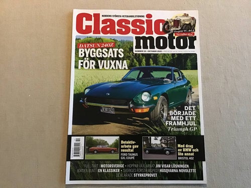 CLASSIC MOTOR NR 10 2022 DATSUN 240Z,TRIUMPH GP,FORD TAUNUS,HUSQVARN NOVOLETTE
