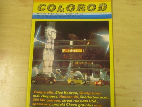 COLOROD Nr 11 1975 Hot Rod HD Hudson Chevrolet Corvette Sportster